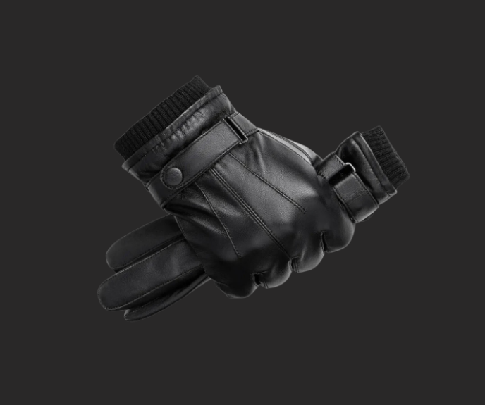 Gants en cuir avec intérieur doux